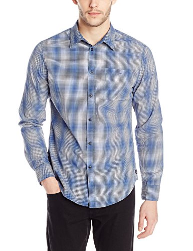 Calvin Klein Jeans Men's Stream Plaid Woven