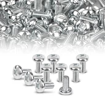 200 License Plate Screws – 6mm X 12mm, Silver Metal, Fit - Foto 7