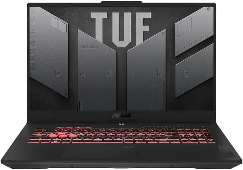 ASUS TUF Gaming A15 Gaming Laptop, 15.6" FHD 144Hz, 100% sRGB Display, GeForce RTX 4050, AMD Ryzen 7 7735HS, 16GB DDR5, 1TB PCIe SSD, Wi-Fi 6E, Windows 11, Gray