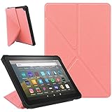 fire hd 8 tablet reviews 【Visualización vertical y horizontal】 Esta funda para la tableta Kindle Fire HD 8 ofrece dos excelentes ángulos de visión (visualización de pantalla vertical y horizontal) que le permiten disfrutar de una experiencia cómoda para escribir y mirar