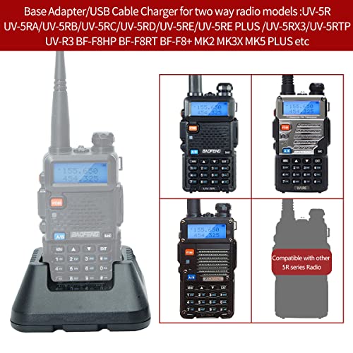 Baofeng 4330374064 Charger Uv-5R Bf-F8Hp Charger Two-Way Radio Charger 100V-240V thumb #7