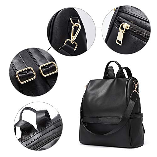image for CLUCI Womens Backpack Purse Fashion Leather Large Travel Bag Ladies Sh