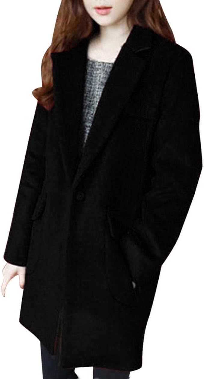 Amazon アウター Timsa 秋冬 無地 ダブルブレスト チェスターコート レディース コート スリム トップス 防寒ジャケット ロングコート 通勤 仕事 大人 着痩せ ファッション 人気 流行 上着 ダッフルコート コート ジャケット 通販