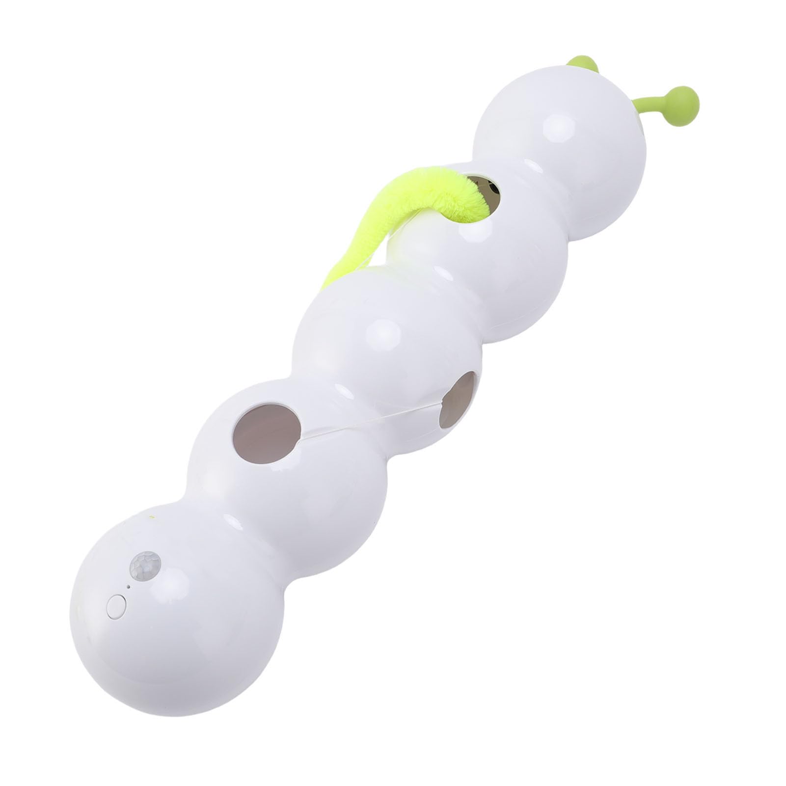 Giocattolo Interattivo Bruco Elettrico per Animali Domestici Divertente per Gatto, Giocattolo Intelligente con Ventosa in Plastica, dimensioni: 15,35x3,15 Pollici, per Infinite Ore di