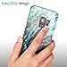 VIVIBIN Samsung Galaxy S9 Case Green Oyster Shell Design,Slim-Fit Scratch Resistant Shock Proof Flexible Glossy Soft Phone Case Cover for Galaxy S9 [5.8