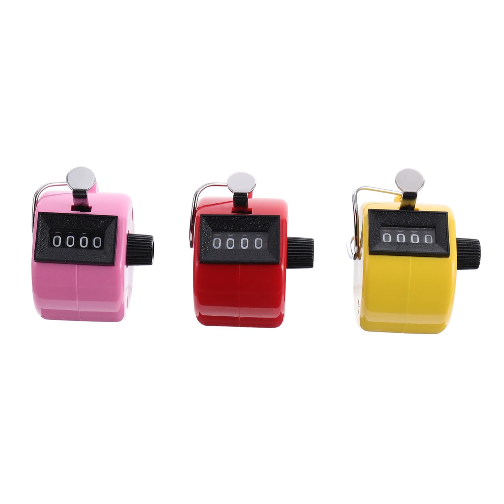 3 Pcs Precision Tally Counter Clicker Pedometer Manual De Números for Home Office School Sports