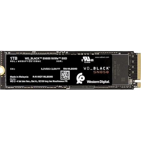 Wd Black Sn850 Nvme Ssd 1tb Amazon Co Uk Electronics