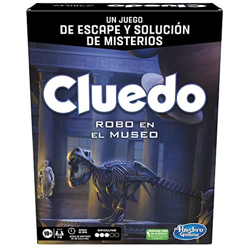 Hasbro Gaming Cluedo: Robo en el Museo, Juego de Mesa, Escape...