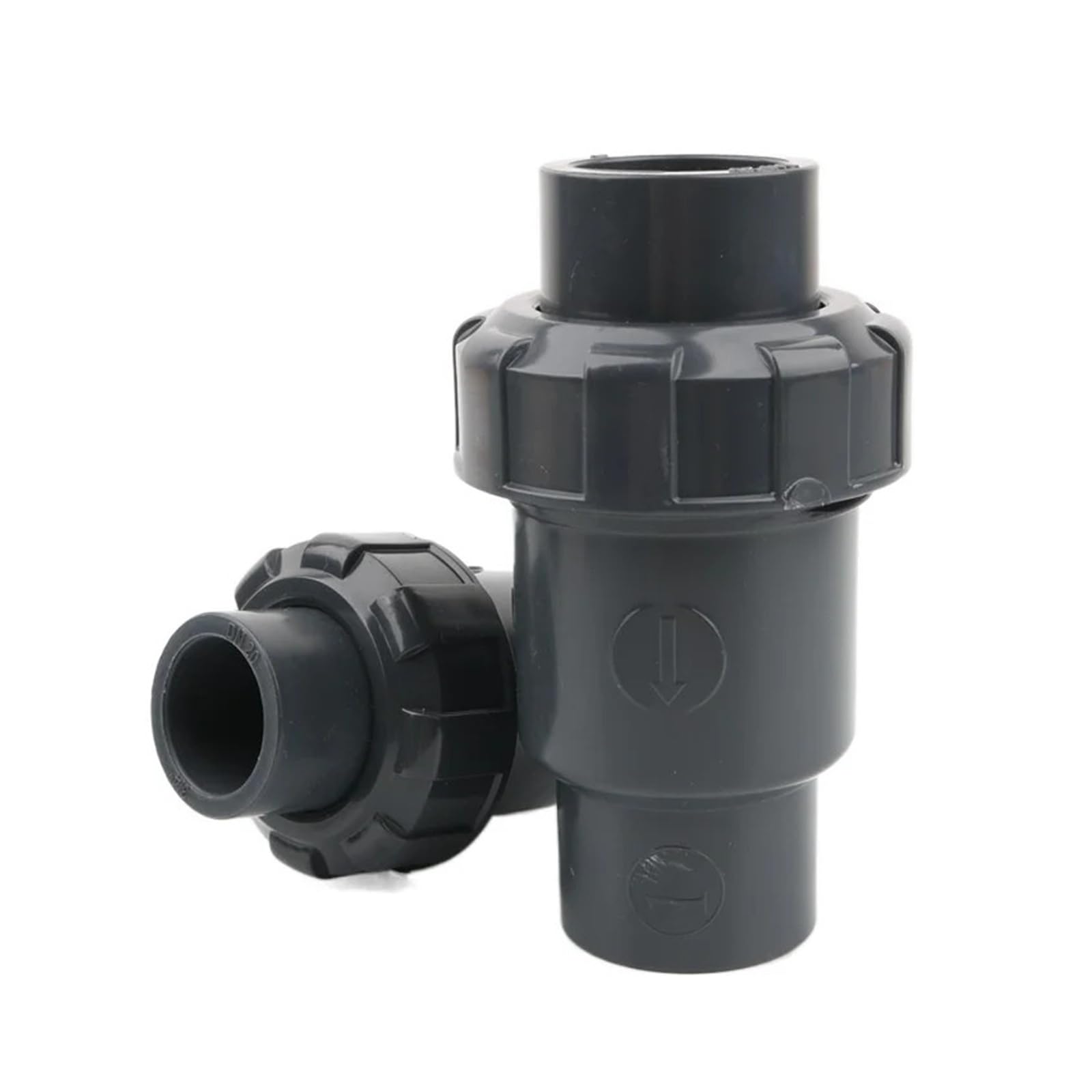 Clapet anti-retour en PVC pour irrigation d'aquarium et jardin, dispositif de contrôle du débit d'eau durable, 1 pièce