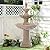 TOBYUL Italian Outdoor Water Fountains Garden Decor - 48.4''H Fountains and Waterfalls Outside, Large Cascading Indoor Floor-Standing Resin Bubbler Fountain Features W/Pump for Patio, Yard and Home
