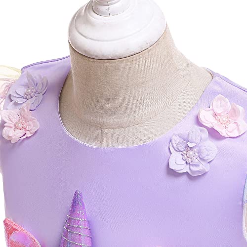 Jurebacia Costume Unicorno Bambina Unicorno Senza