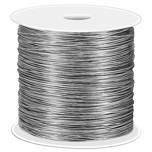 cridoz 26 Gauge Stainless Steel Wire for Jewelry Making Baling Wire for Wrapping Craft and Jewelry Making