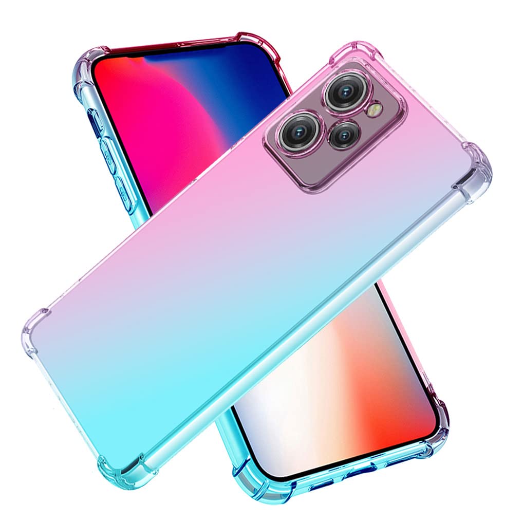 Cover per Xiaomi Poco X5 Pro 5G, Custodia Assorbimento Magnetico [Telaio in Metallo] [Doppia Faccia in Vetro Temperato] 360 Protezione Resistente ai Graffi Trasparente Cover, Blu