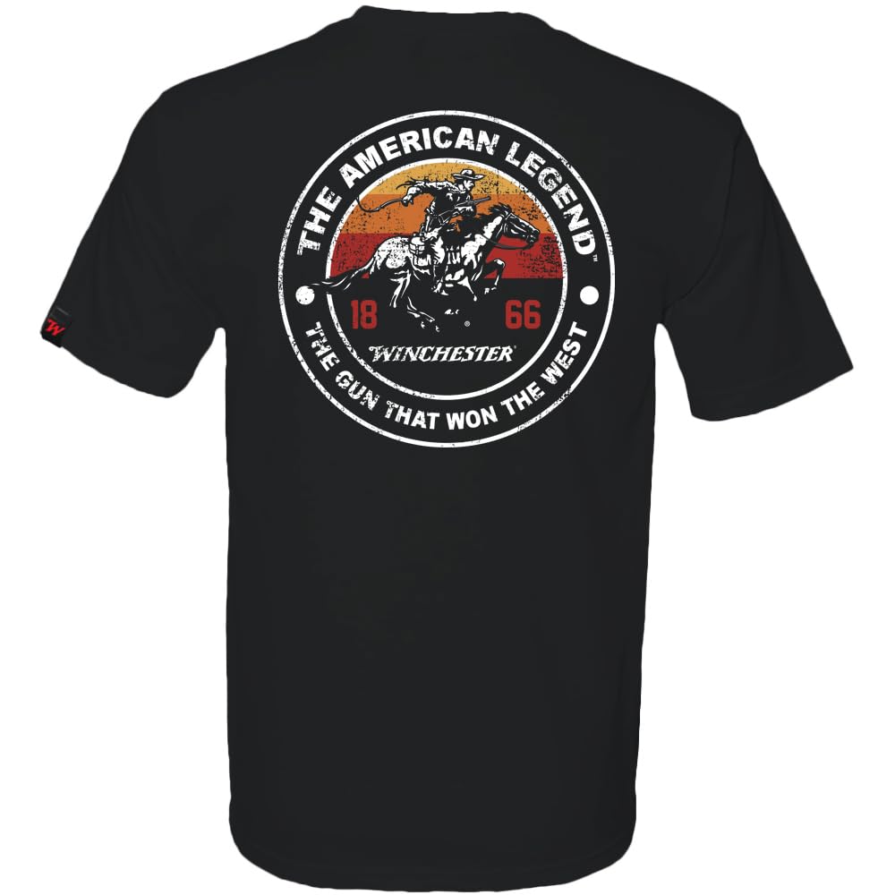 WINCHESTER SHIRTSWinchester Official Old Sun Rider 100% Cotton Short Sleeve Men's Printed T-Shirt