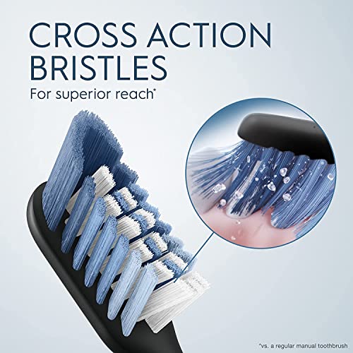 Image of Oral-B Clic Toothbrush, Rose, with 2 Replaceable Brush Heads and Magnetic Toothbrush Holder
