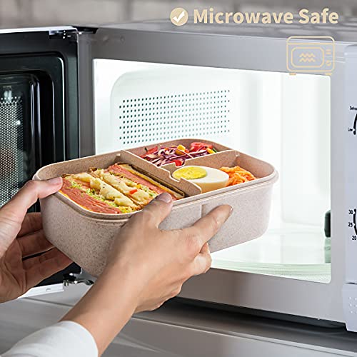 Bento Box,Bento Box Adult Lunch Box,Ideal Leak Proof Lunch Box Containers,Mom’s Choice Lunch Box Kids,No Bpas And No Chemical Dyes,Microwave And Dishwasher Safe Lunch Containers For Adults (White L) #TOP5