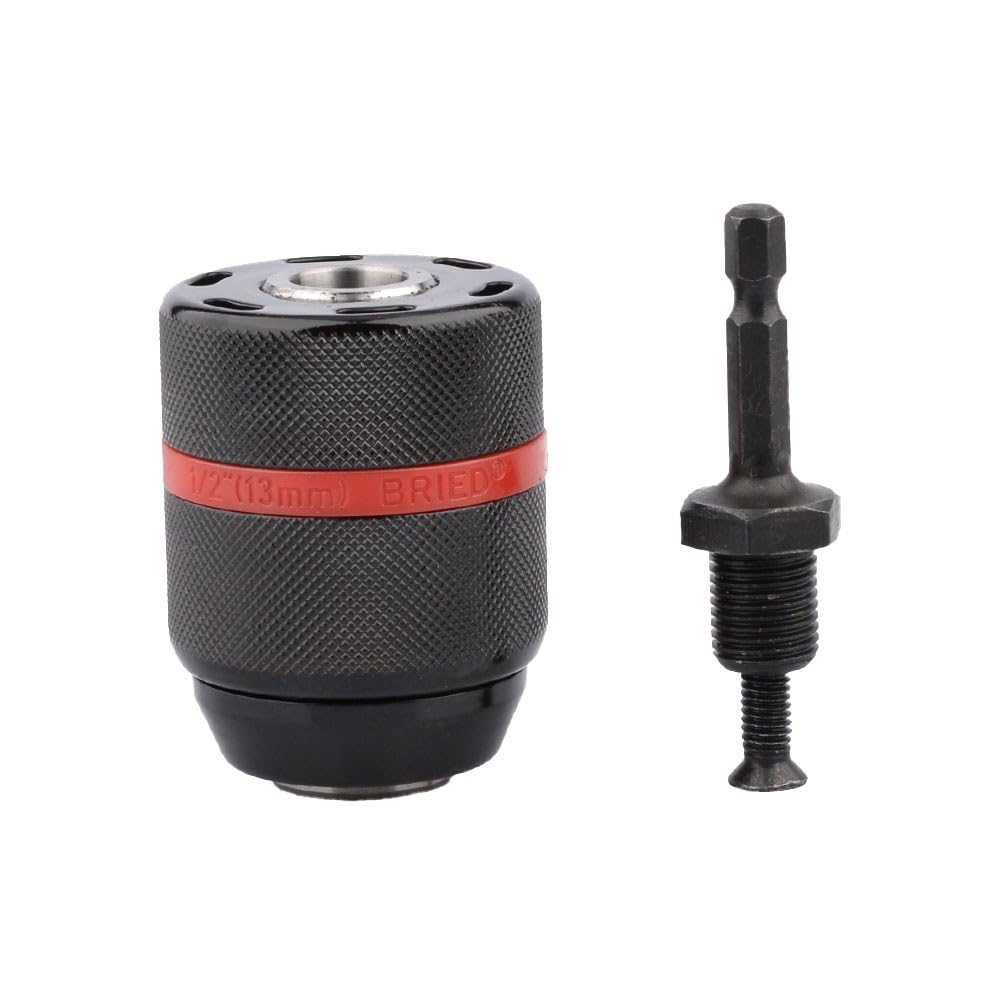 Mini mandrino per trapano Mandrino autoserrante Heavy Duty 1/2-20UNF, adattatore esagonale/SDS/femmina quadrata for conversione avvitatore a percussione