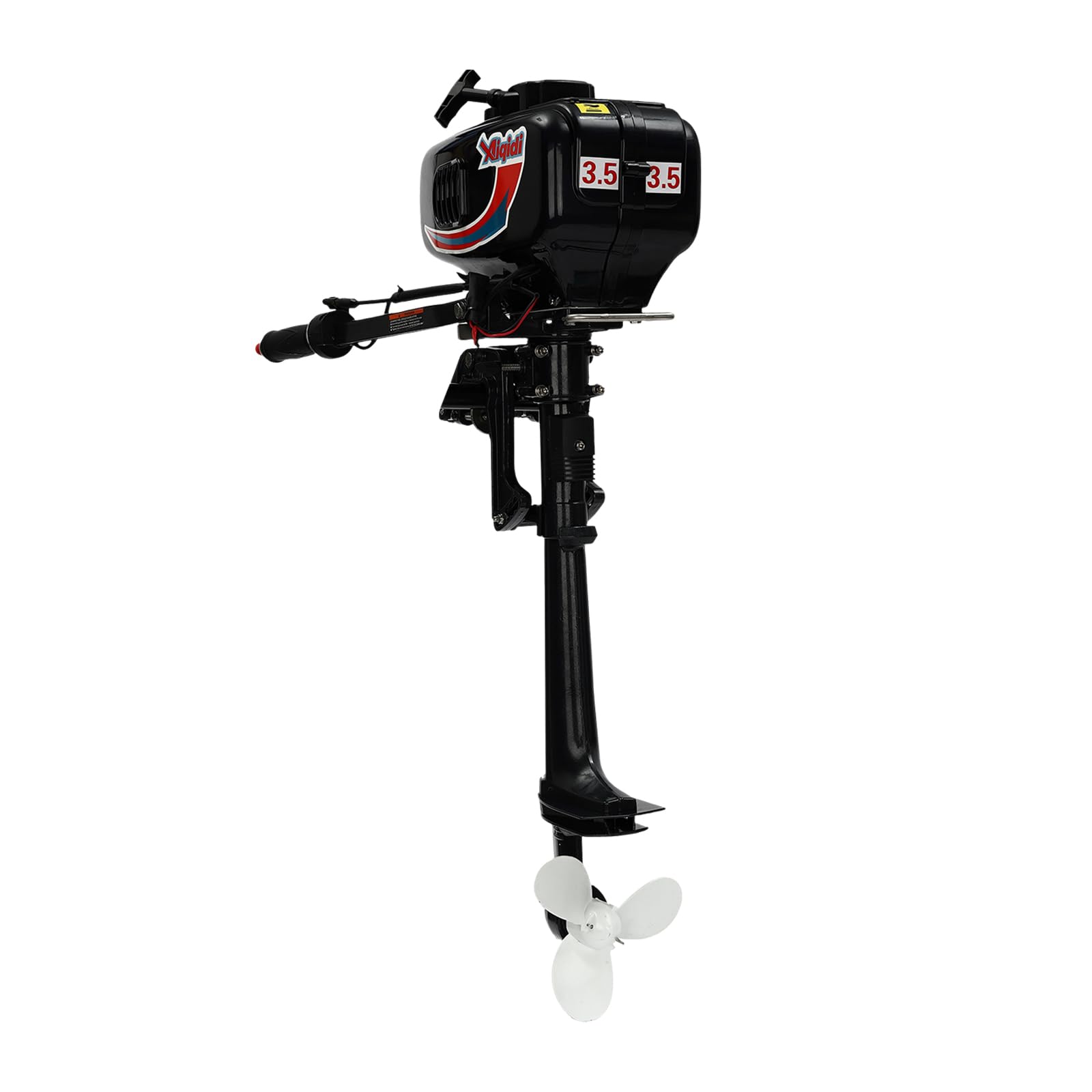 Motor fueraborda para barcos, motor de gasolina de 2 tiempos, 52 cc, refrigeración por agua para botes inflables, barcos de pesca, veleros y yates pequeños, etc