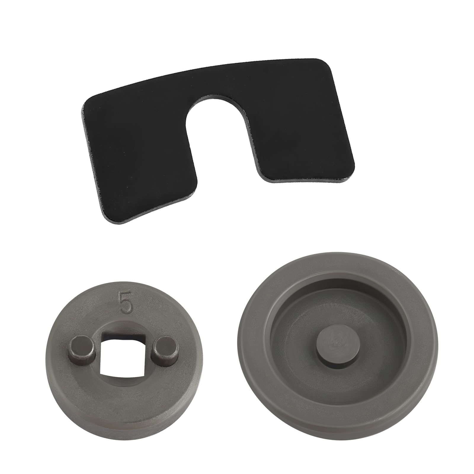 3PCS Brake Caliper Compression Tool Parts Kit Brake Caliper Tool Accessories Includes Fixing Plate 2PCS Adapter Professional Brakes