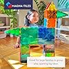517fyqp8aml - MAGNA-TILES Classic 100-Piece Magnetic Construction Set, The ORIGINAL Magnetic Building Brand