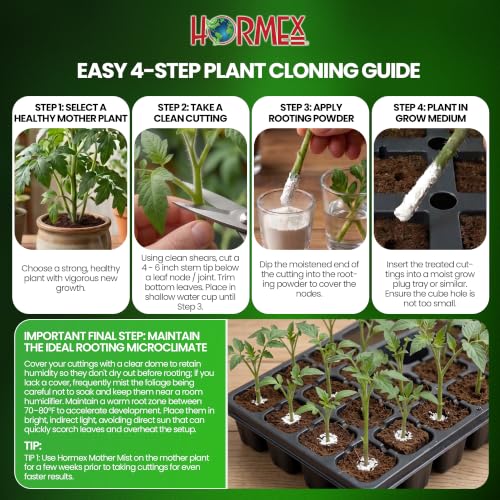 Image of Hormex Rooting Hormone Powder #1, #3, #8 - Tender to Semi-Hardwood Cuttings