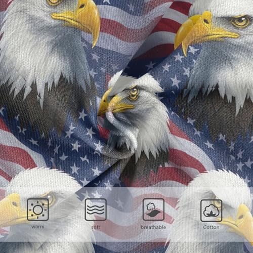 Joisal Eagle American Flags Cool Panties Little Girl Girls Underwear Toddler Cotton Print Undies Kids Briefs 2t3