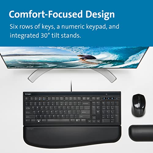 Image of Kensington Slim Type Wired Keyboard (K72357USA), Black (Pack of 4)