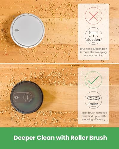 Vactidy T8 Robot Vacuum and Mop, Gyro Navigation Robotic Vacuum Cleaner, 2 in 1 Mopping Robot with Watertank and Dustbin, WiFi/App/Alexa/Siri Control, Self-Charging, Ideal for Hard Floor, Carpet 8 Vactidy T8 Robot Vacuum and Mop, Gyro Navigation Robotic Vacuum Cleaner, 2 in 1 Mopping Robot with Watertank and Dustbin, WiFi/App/Alexa/Siri Control, Self-Charging, Ideal for Hard Floor, Carpet - Image 6
