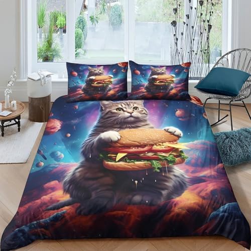 Housse de couette double microfbre 200x200 imprimé 3D - 4
