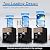 PSUFURV Water Dispenser for 5 Gallon Countertop Bottle, Best Water Dispensers 3 Water Temperatures to Choose from (Hot/Cold/Warm) Can Withstand a Maximum of 18.9L?Gold and Black?