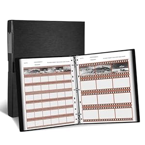 Feifeiya Aufbewahrungsbox-Set für Negativhüllen, 50 Stück