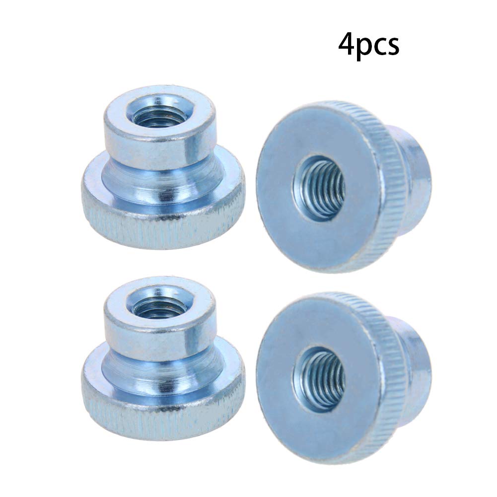 Lot De 10 Manopoles à Collerette M3 à Molette Striée Bleue - Zinc, Marque Uxcell - Neuf