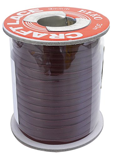 クラフト社 かがり用レース クラフトレース 巻 3mm エンジ 3524-08