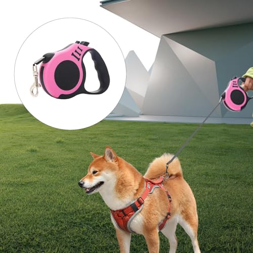 Einziehbarer Hundeladungen, einziehbarer Hunde Walking -Leads | Hochleistungs -Haustiertraktionseil - Ergonomisches Griff im Freien im Freien für Katzen, kleine oder mittelgroße Hunde