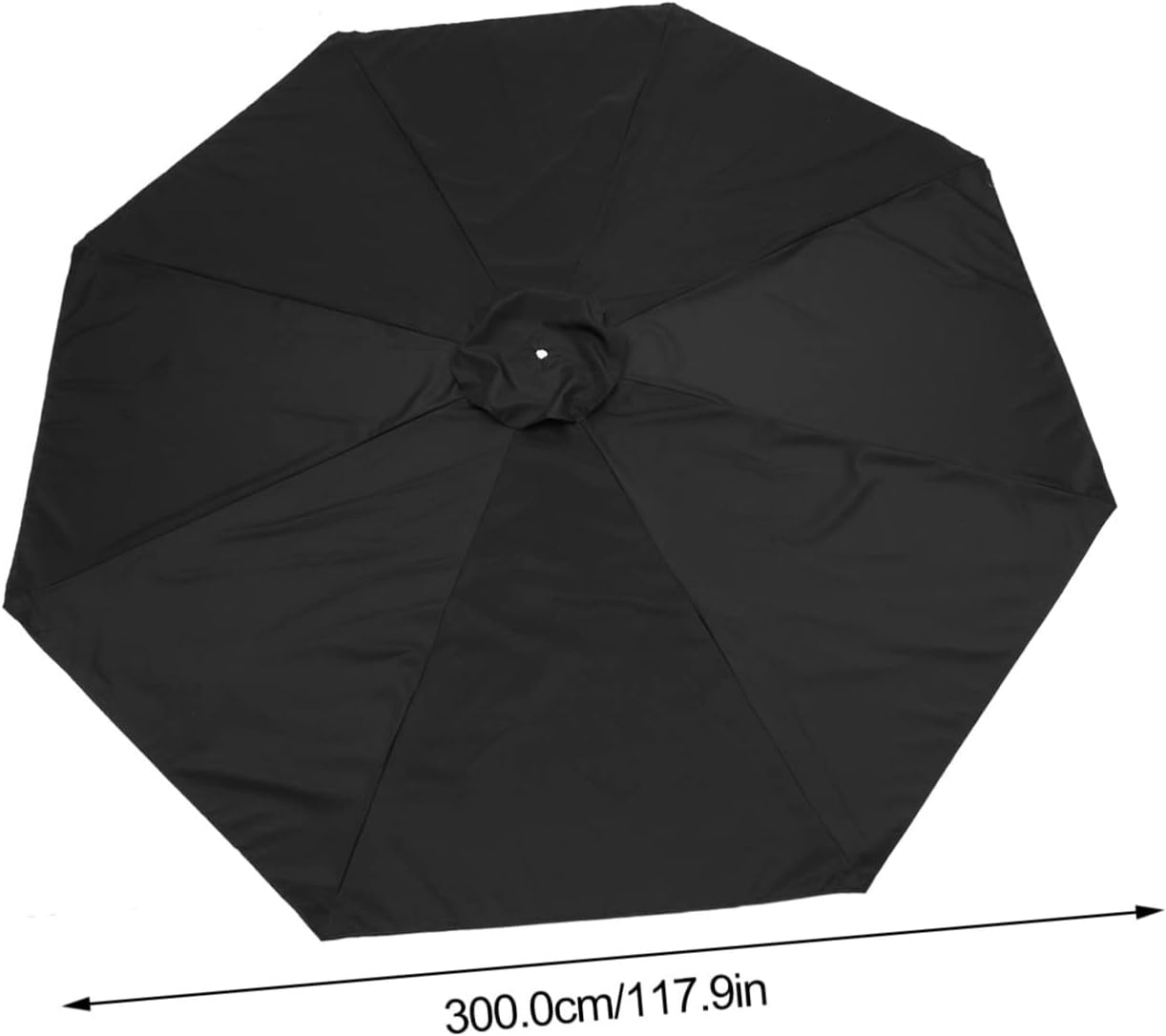 Replaceable Outdoor Umbrella Canopy Canopy Easy Install Retractable Design for Patio Beach Compatible with Frames