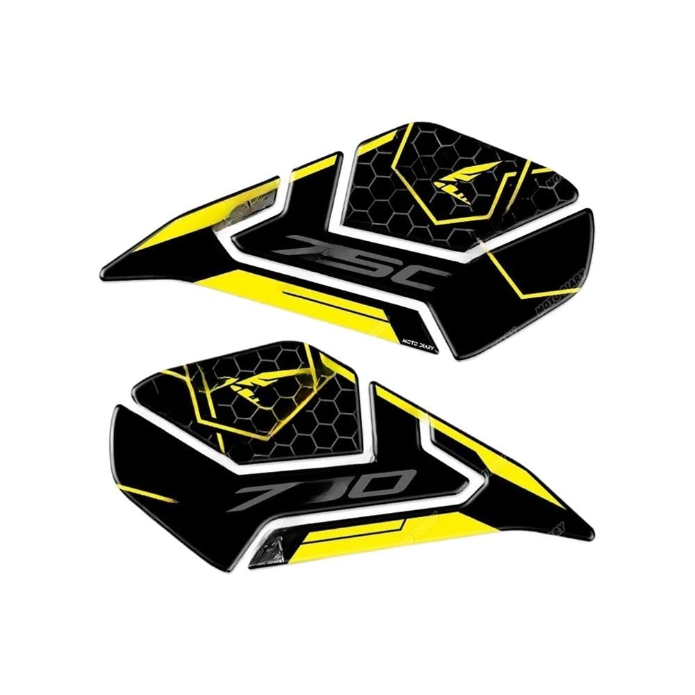 Motorcycle Fuel Tank Pad Stickers 3D Tank Protection Decals Waterproof for Ho&nda CB750 Hornet 750 CB 750 2023 2024 Fuel Tanks Pads