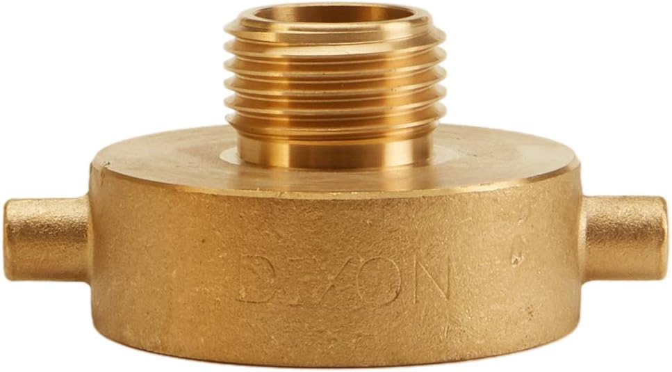 Brass 1 1/2" Female NH to Male GHT Garden Hose Threaded Adapter