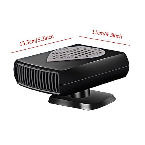 Miniatura 4 de DC 12 V coche auto coche coche encendedor coche ventilador calentador descongelador descongelador nuevo coche 2 en 1 encendedor de cigarrillos