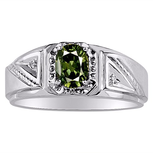 Bague Green Sapphire diamant argent : fini les bijoux qui ternissent