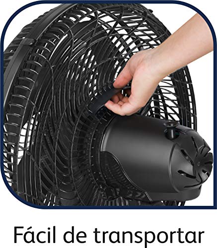 Ventilador Silence Force Repelente Líquido Arno Preto 110V