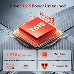 Android 15 Tablet, 10 Inch Tablet with 24GB RAM 128GB ROM, Octa-Core T7250 Processor, 1280x800 HD IPS, Widevine L1, GPS, Keyboard Mouse Stylus Included, 2-Year Warranty (Gray)