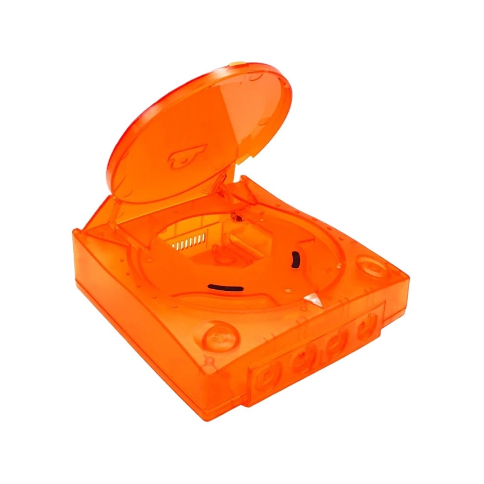 Guscio Di Plastica Di Ricambio Trasparente For Console For Videogiochi Retrò - Compatibile Con SEGA Dreamcast - Compatibile Con Bitfunx(TRN OR)