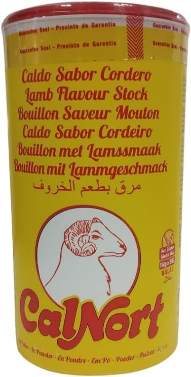 CALNORT CALDO SABOR CORDERO - CALNORT LAMB FLAVOUR STOCK - Caldo de Cordero Deshidratado - SIN GLUTEN- 1 Kg