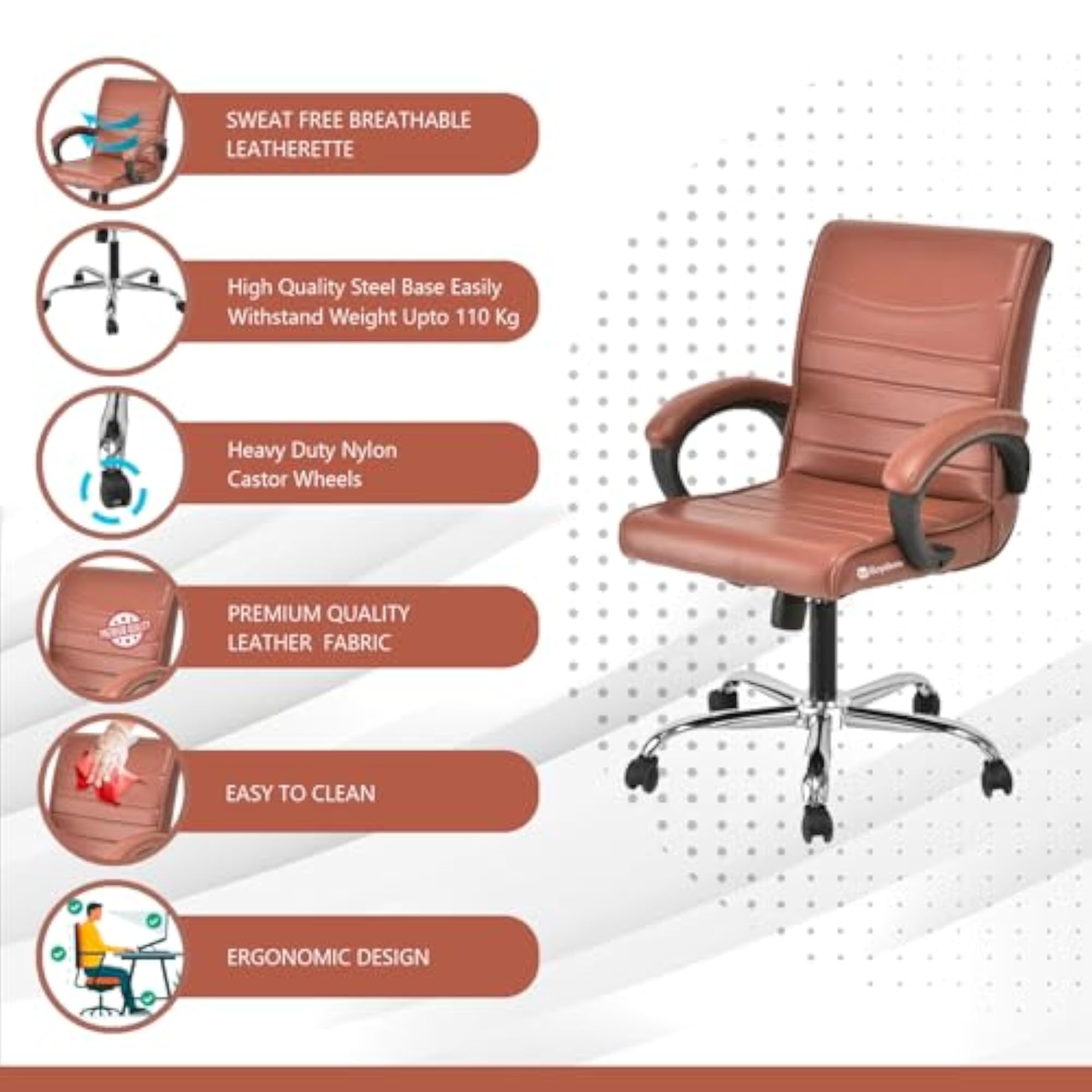 Stylish Revolving Chair for Work from Home