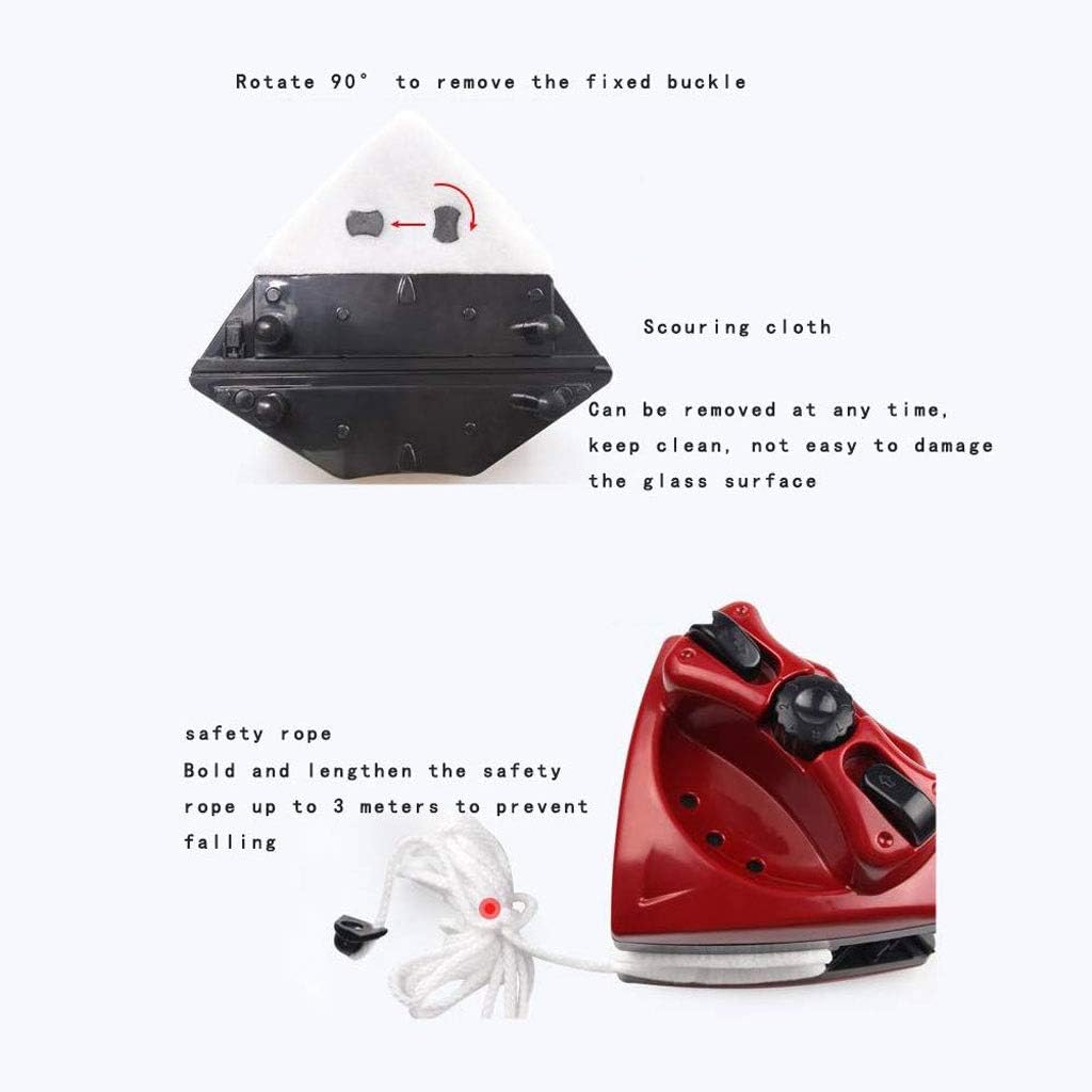 Glass Cleaner Three-layer Hollow Window Artifact Strong Magnetic Household Double-sided Wipe