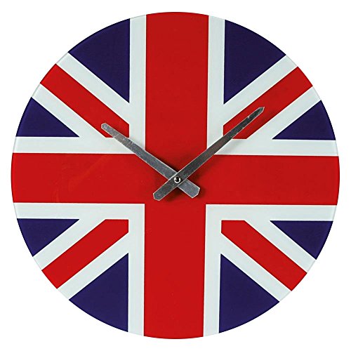 Preis am Stiel Orologio da parete orologio Union Jack | Modern | Grande | | regalo per uomini e donne | Decorazione per soggiorno | | schmuecken | OROLOGIO DA CUCINA | prezzo sul manico®, 1x