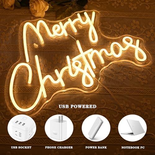 Image of Neon Signs Warm White Neon Light Letter Neon Light for Wall Decor Party Kids Room Wedding Birthday Party Decorations