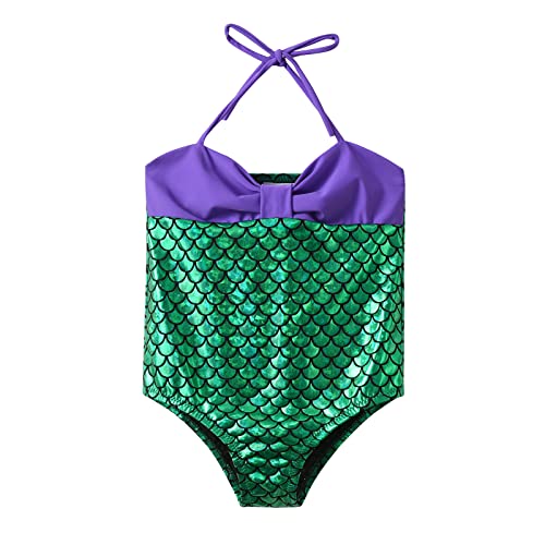 Girls One Piece Swimsuits Toddler Bathing Suit Cute Floral Sport Beach Swimwear for 3-10 Years