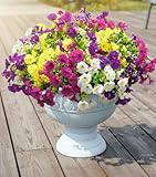 Cekene 8 Stück Kunstblumen Wie Echt für Draußen Plastik Künstliche Blumen Wetterfest Fake Blumen Uv-beständige für Balkon Balkonkasten Garten Innen Außenbereich（Bunt）