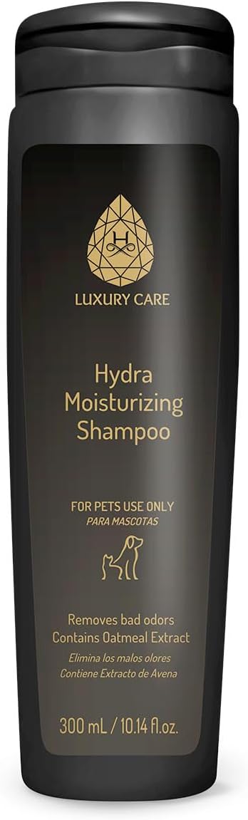 H HYDRA GROOMERS Luxury Care Gentle and Moisturizing Dog Shampoo with Oatmeal, Pet Wash for Sensitive Skin, 10.14-Ounce Bottle